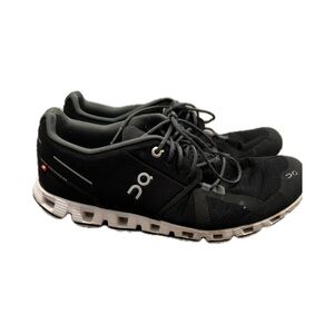 ON Cloud 5 Combo Swiss Engineering Athletic Running
Shoes Black Alloy Women's 10